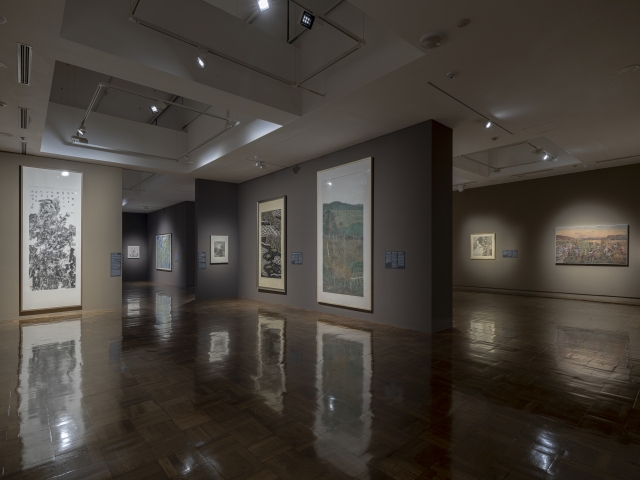 An installation view of 